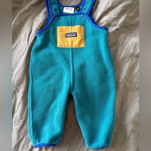 Patagonia Baby Synchilla fleece Overalls